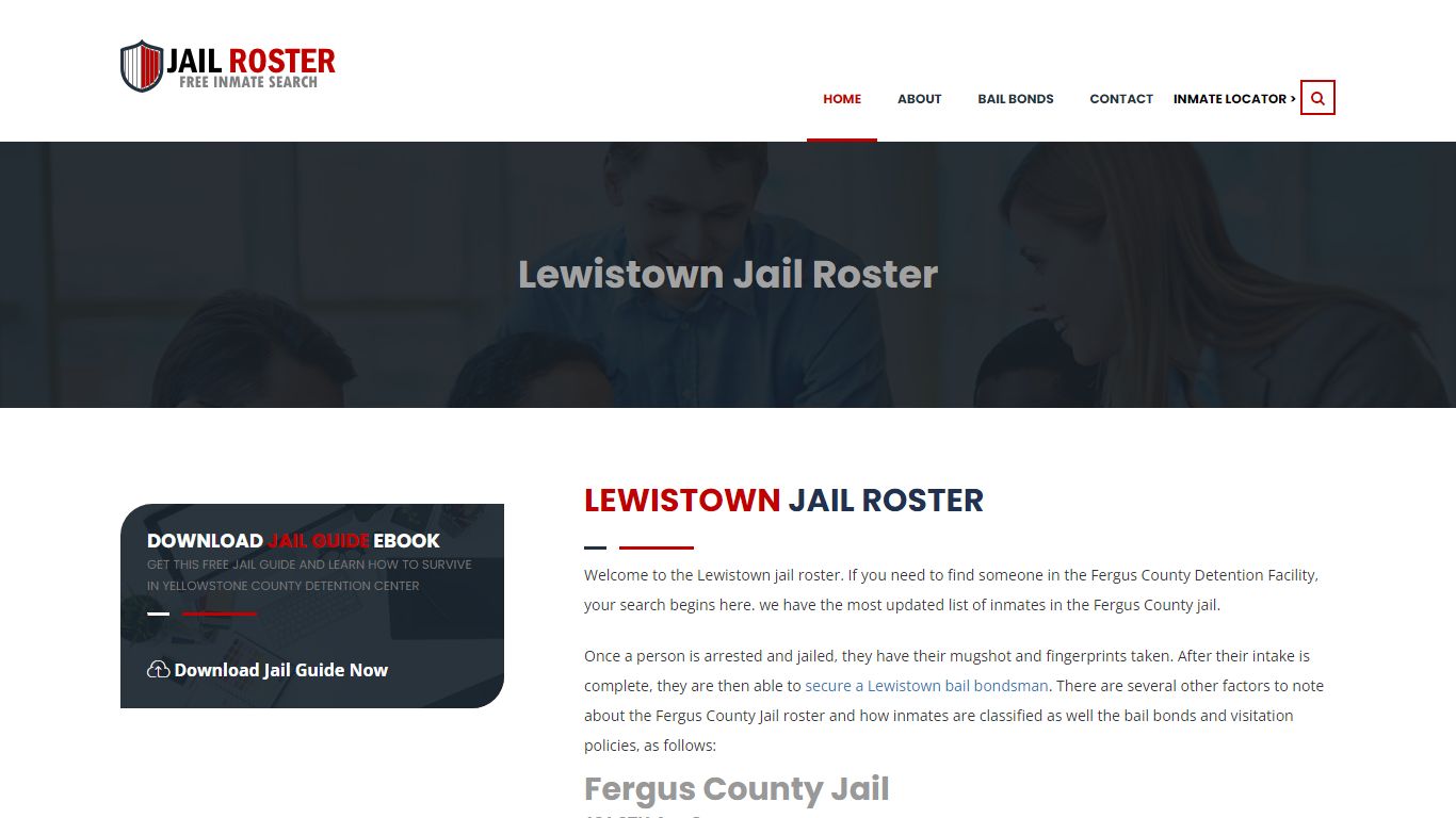 Find Fergus County Jail inmates using this Lewistown Jail Roster